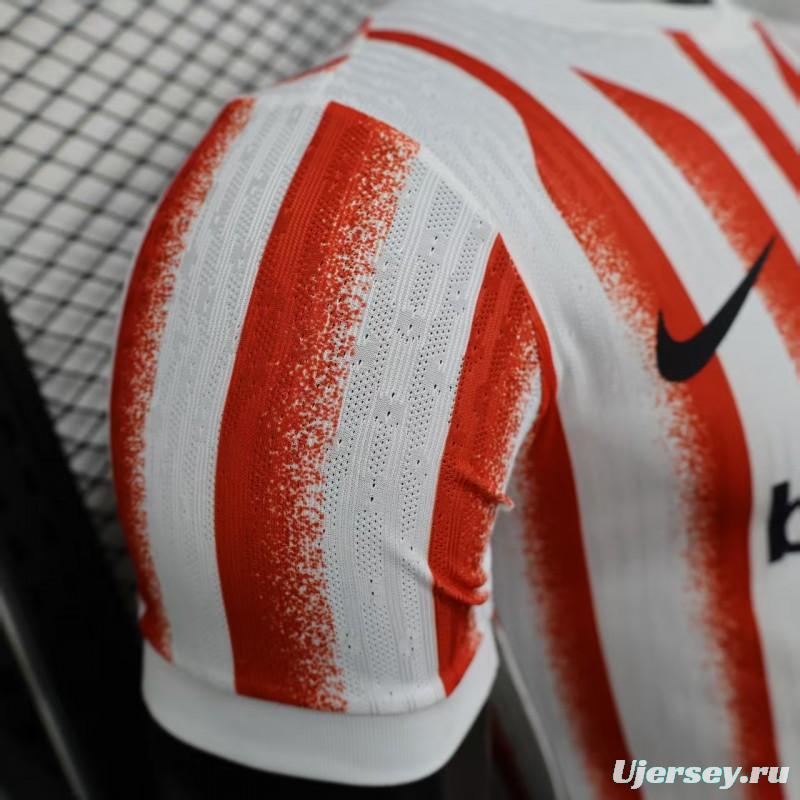 Player Version 25/26 Inter Milan Red/White Stripe Special Jersey