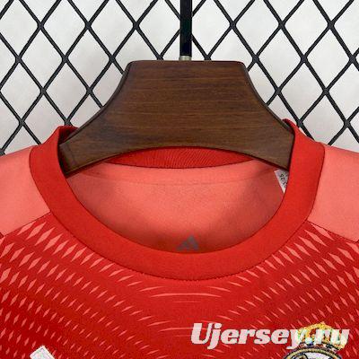 2025/26 Kids Real Madrid Orange Color Goalkeeper Red Jersey