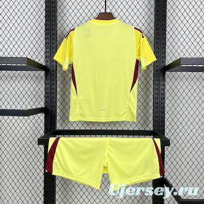 2025/26 Kids Real Madrid Yellow Goalkeeper Kit