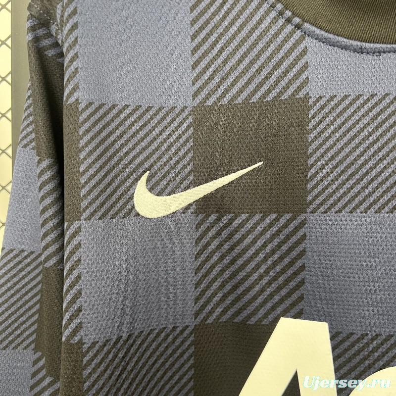 13/14 Retro Manchester United Long Sleeve Black Jersey