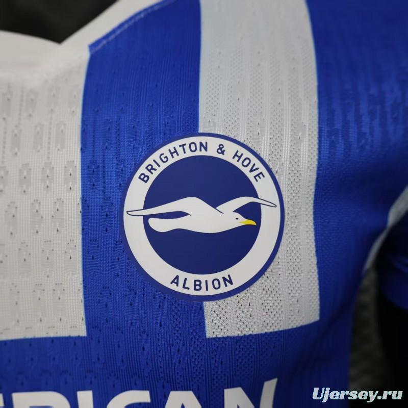 Player Version 25/26 Brighton Hove Albion Home Jersey