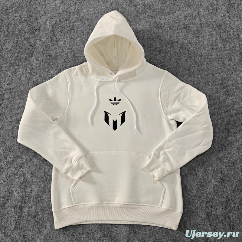 25/26 Inter Miami Messi Fleece-lined Hoodie 9 Color Full Zipper Jacket + Long Pants