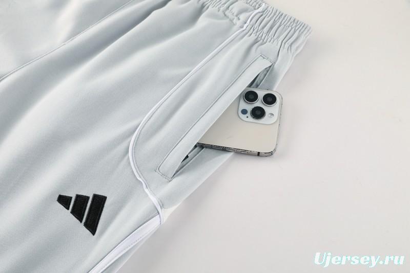 25/26 Real Madrid Hoodie Full Zipper Jacket + Long Pants