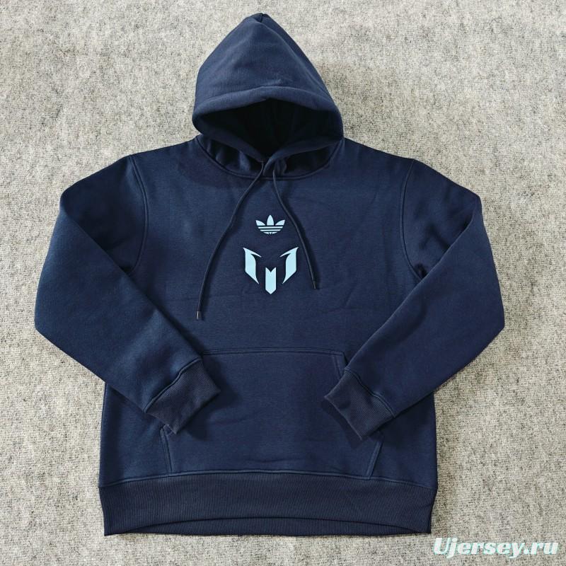 25/26 Inter Miami Messi Fleece-lined Hoodie 9 Color Full Zipper Jacket + Long Pants