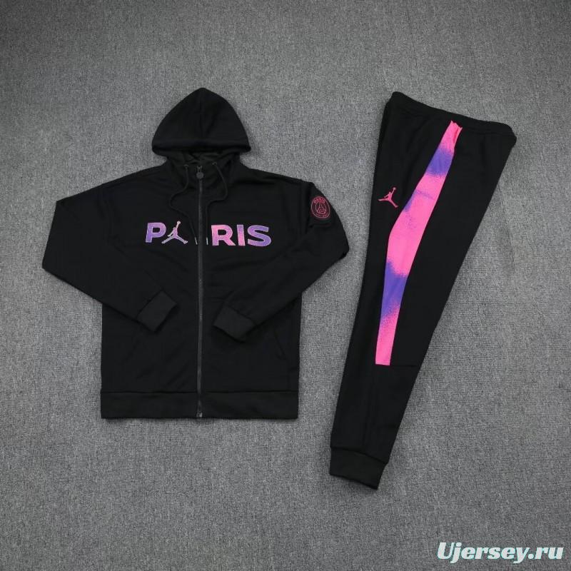 25/26 PSG Jordan Hoodie Full Zipper Jacket + Long Pants
