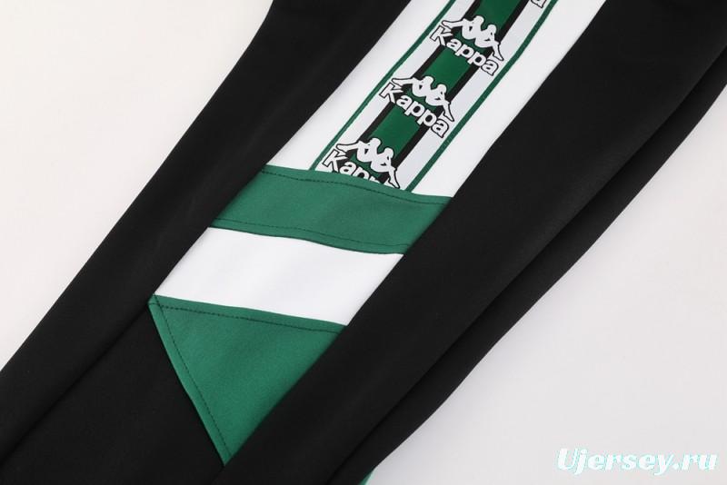 25/26 Real Betis WHITE/Black/Green Full Zipper Jacket + Long Pants