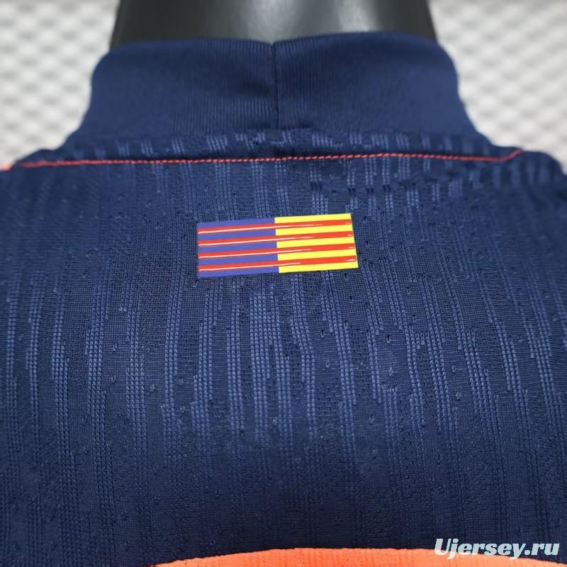 Player Version 25/26 Barcelona Third  Orange Jersey