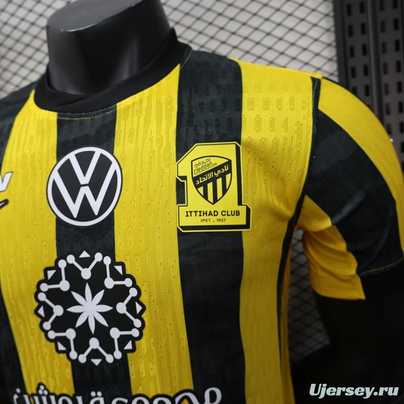 Player Version 25/26 Al-Ittihad Home Jersey