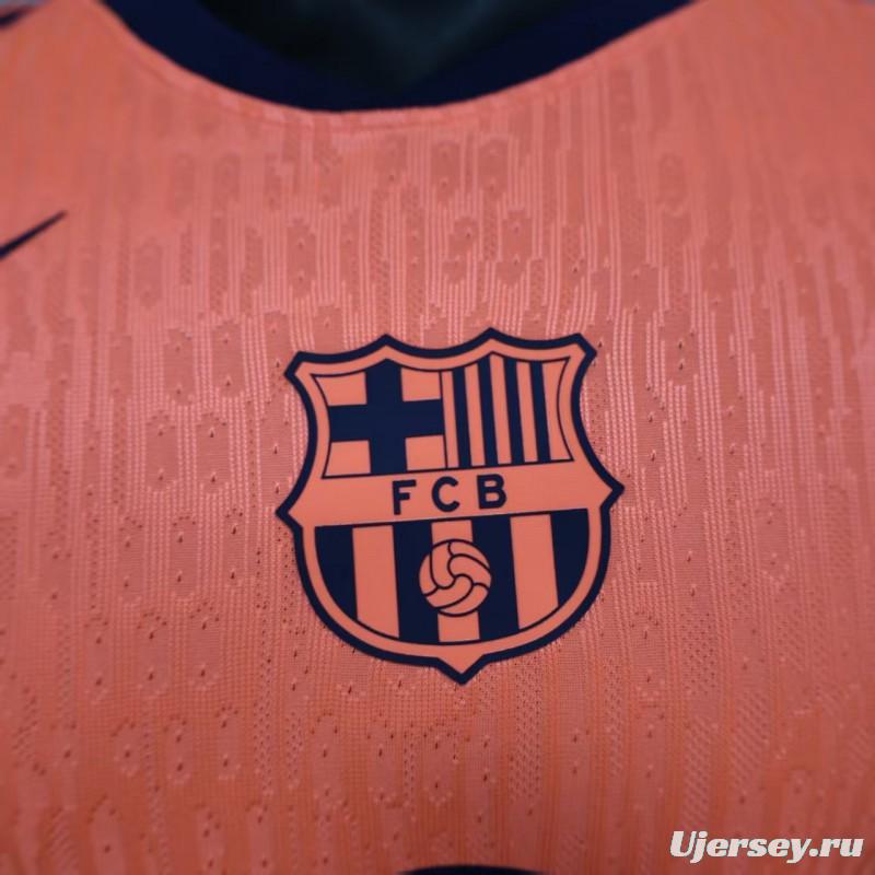Player Version 25/26 Barcelona Third  Orange Jersey