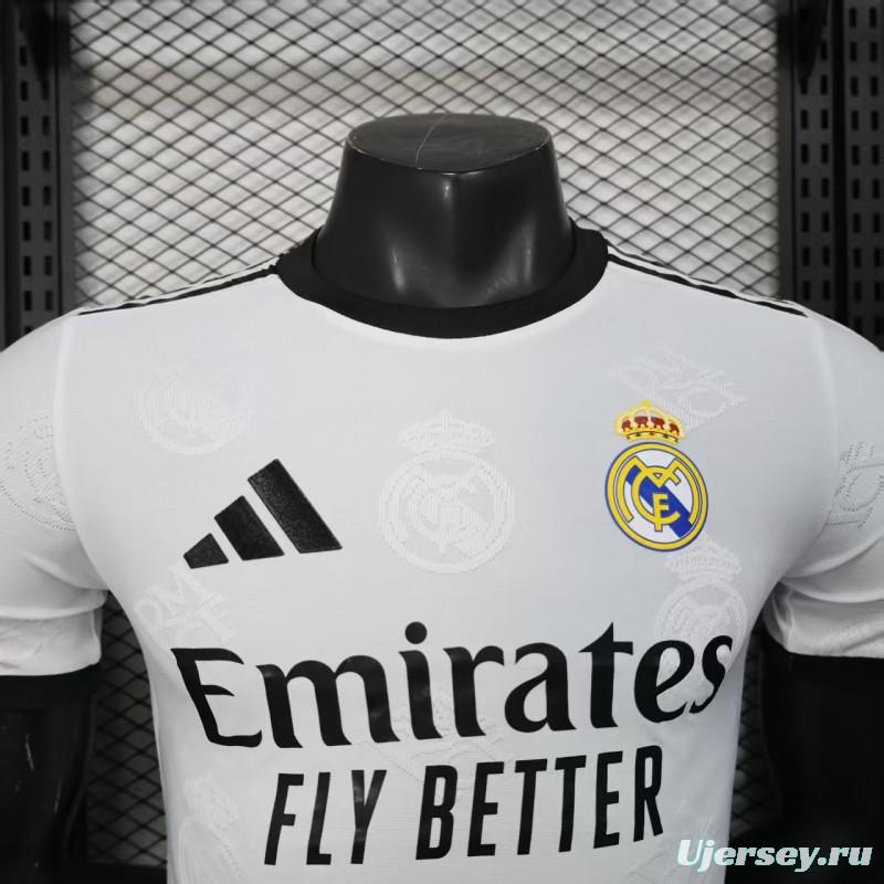 Player Version 25/26 Real Madrid White Special Jersey