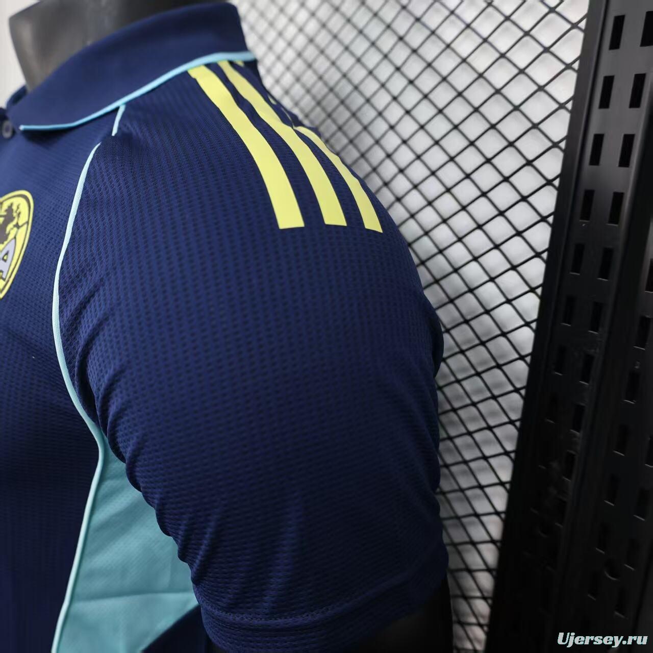 Player Version 25/26 Club America  Special Blue Pre-Match Jersey