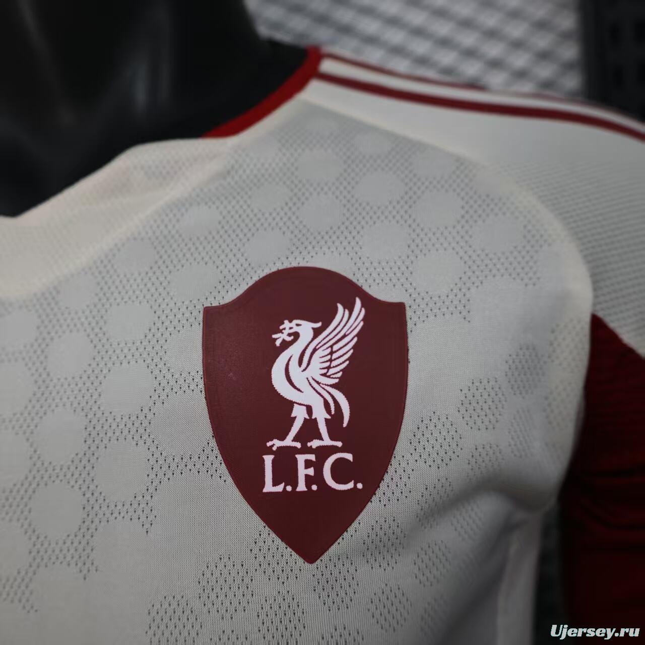 Player Version 25/26 Liverpool Away Long Sleeve Jersey