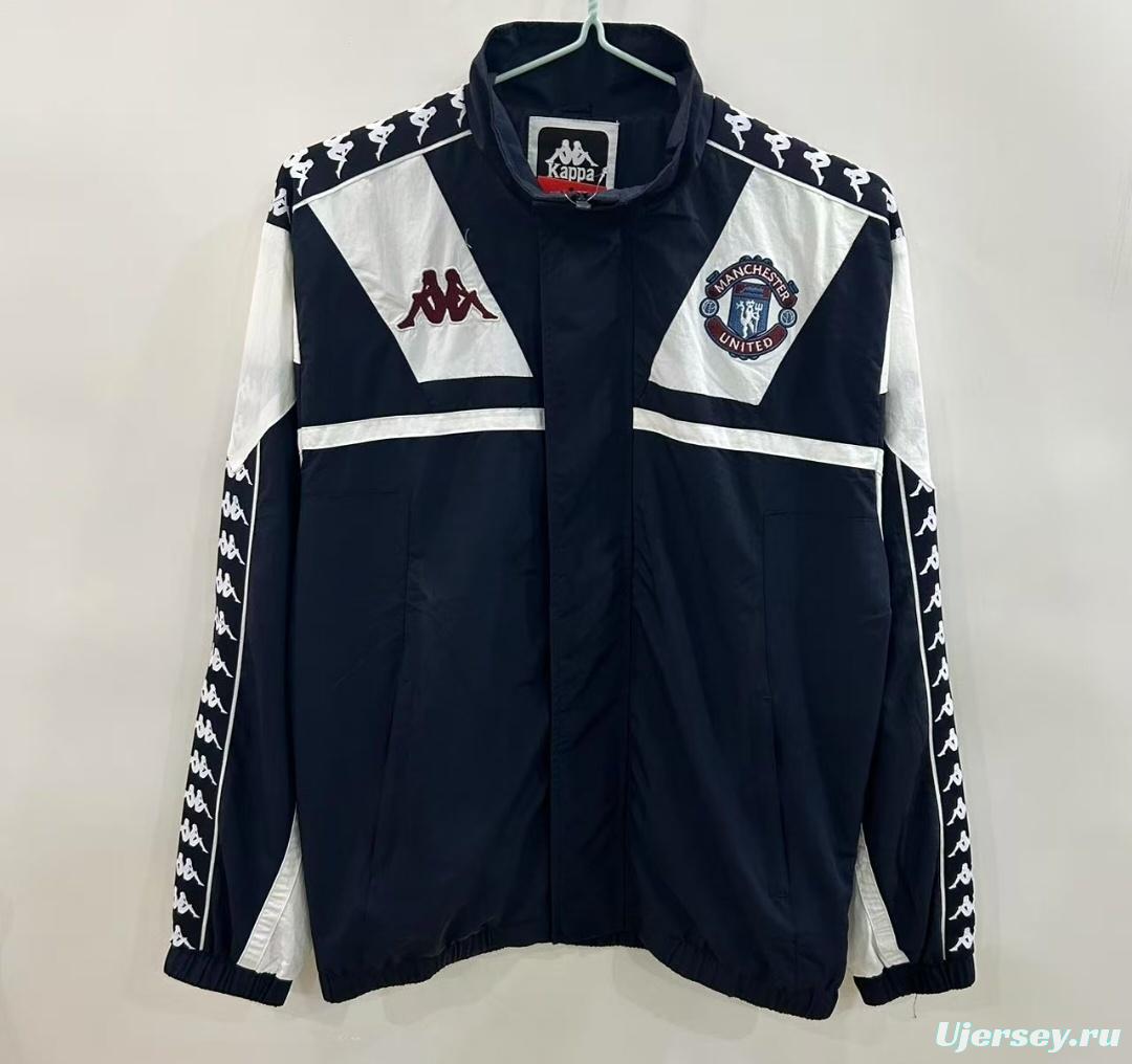 25/26 Manchester United 1967 Style Black/White Windbreaker