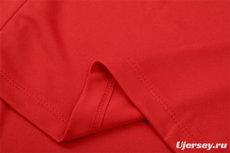 Retro 05/06 AC Milan Red Half Zipper Jacket