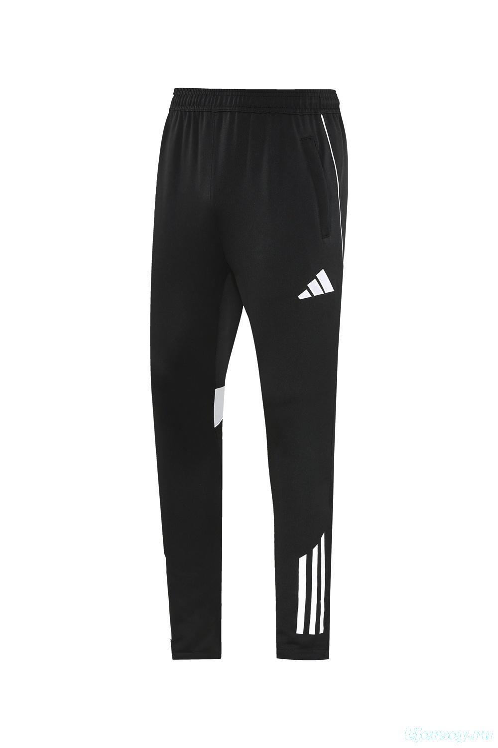 2025 Adidas Black Full Zipper Jacket + Long Pants