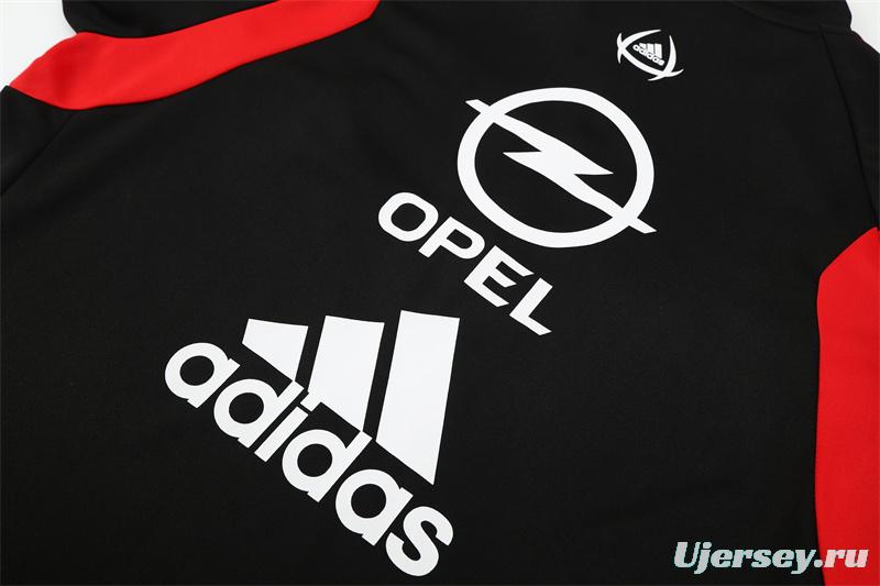 Retro 05/06 AC Milan Black Half Zipper Jacket