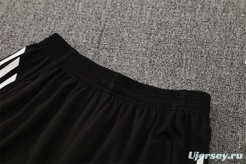 25/26 Manchester United White Purple Short Sleeve+Soccer Shorts