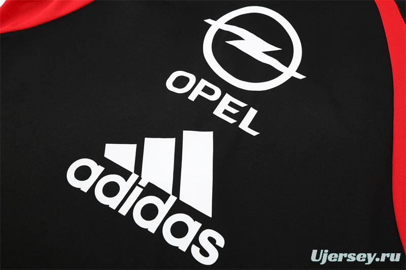 Retro 03/04 AC Milan Black Half Zipper Jacket