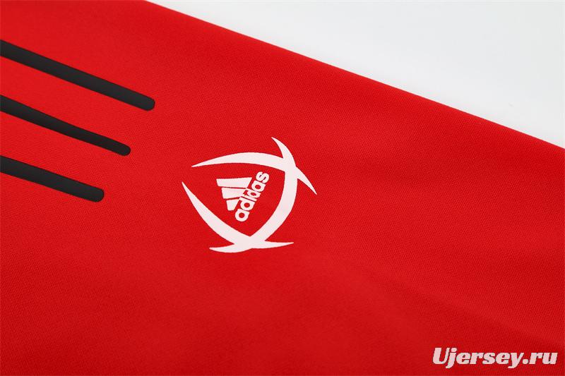 Retro 04/05 AC Milan Red Half Zipper Jacket+Long Pants