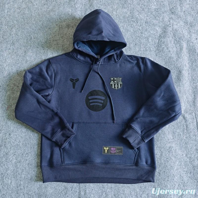 25/26 Barcelona Fleece-lined Kobe Fleece-lined hoodie 9 Colors