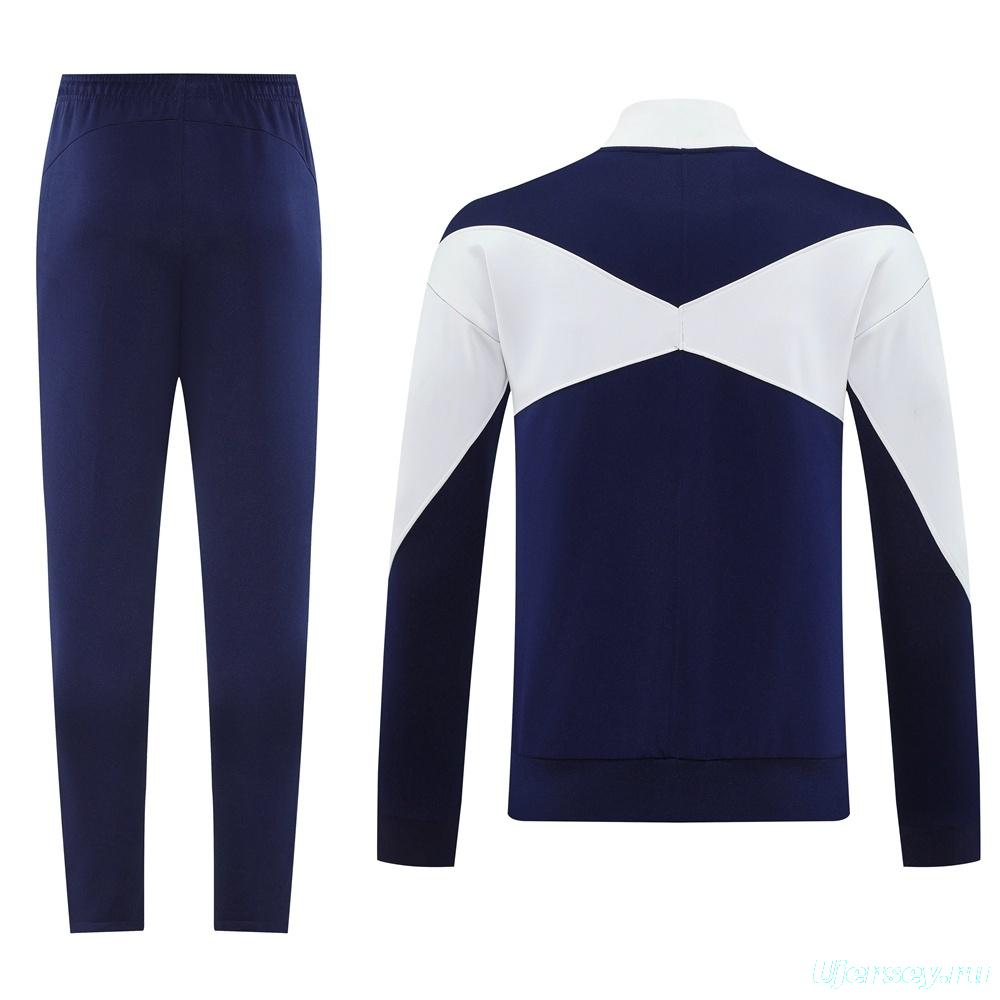 2025 NIKE Black/WHITE Full Zipper Jacket + Long Pants