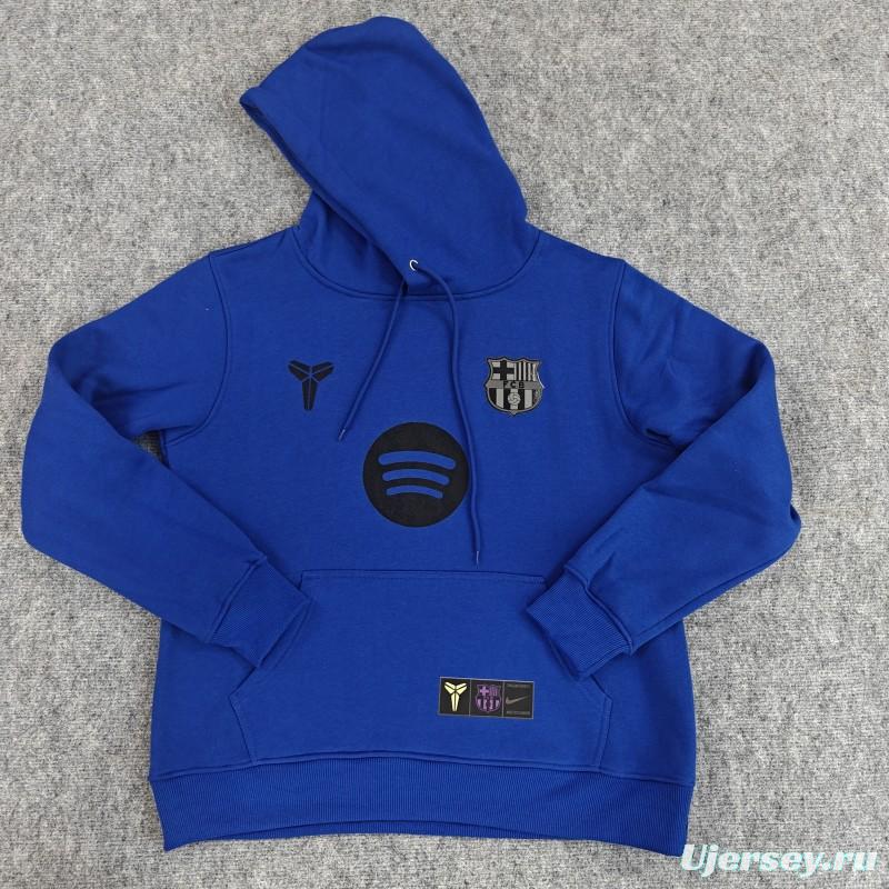 25/26 Barcelona Fleece-lined Kobe Fleece-lined hoodie 9 Colors