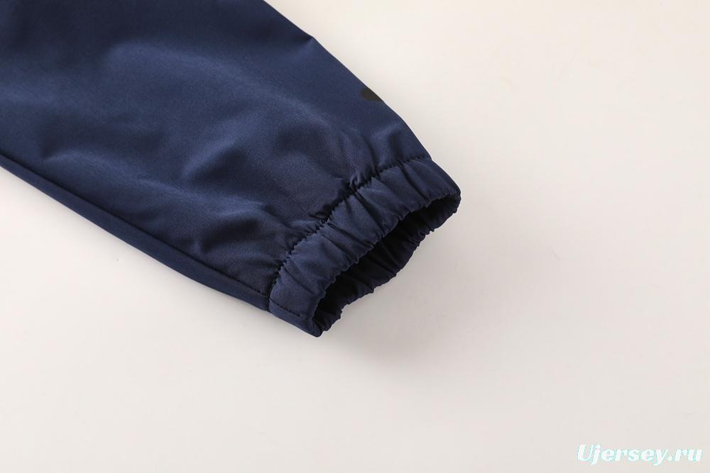 25/26 Adidas Navy Hoodie Full Zipper Jacket + Long Pants