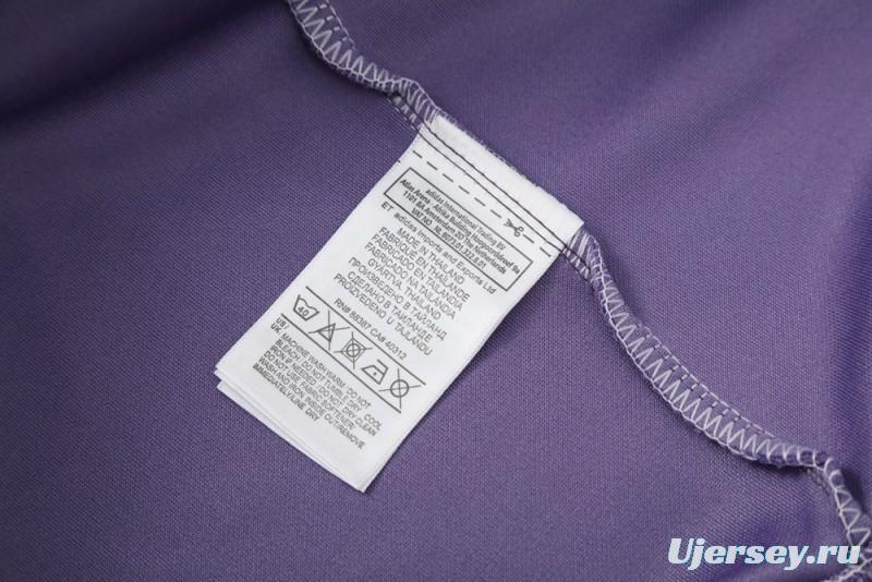 2025 Adidas Purple Full Zipper Jacket + Long Pants