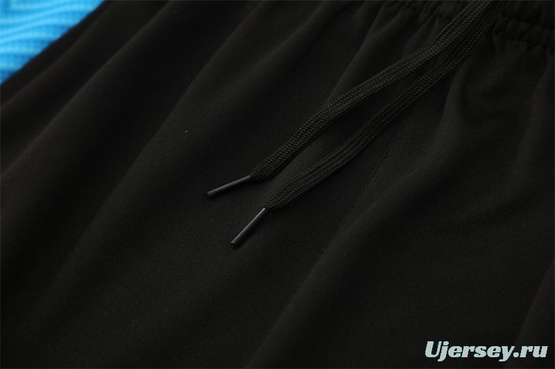 25/26 Napoli Black Grey Camouflage Half Zipper Jacket+Long Pants