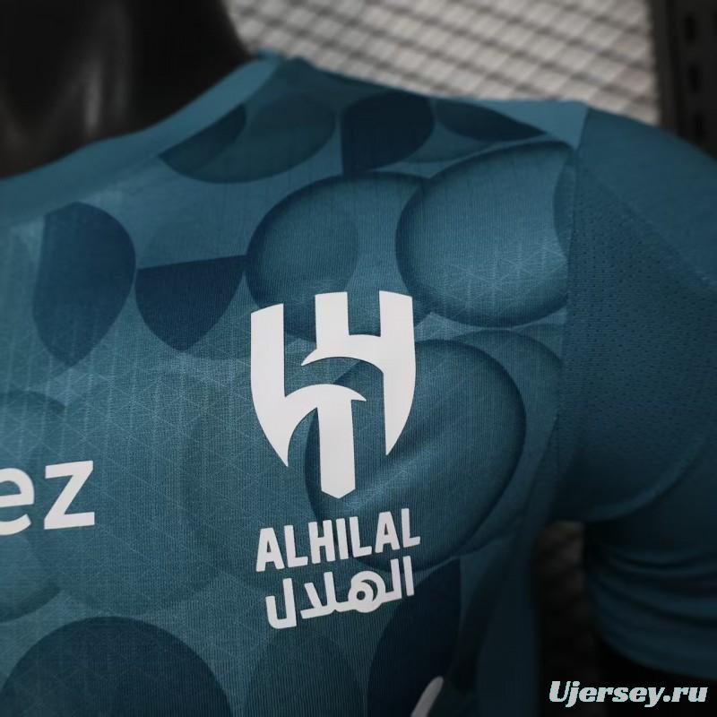 Player Version 25/26 Al Hilal Third Blue Jeresy
