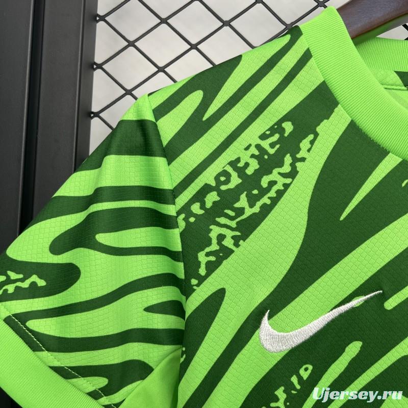 25/26 Kids Sporting Lisbon Goalkeeper Green Jersey