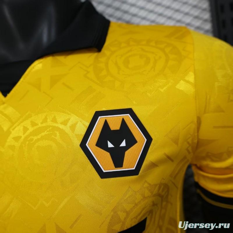 Player Version 25/26 Wolverhampton Wanderers Home Jersey