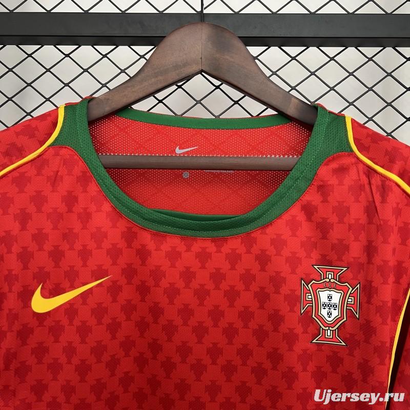 2004 Retro Portugal Home Jersey