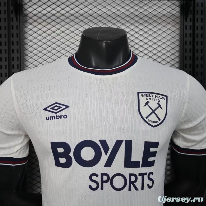 Player Version 25/26 West Ham Away Jersey