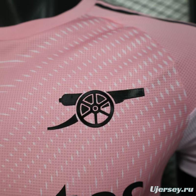 Player Version 25/26 Arsenal Pink Pre-Match Jersey
