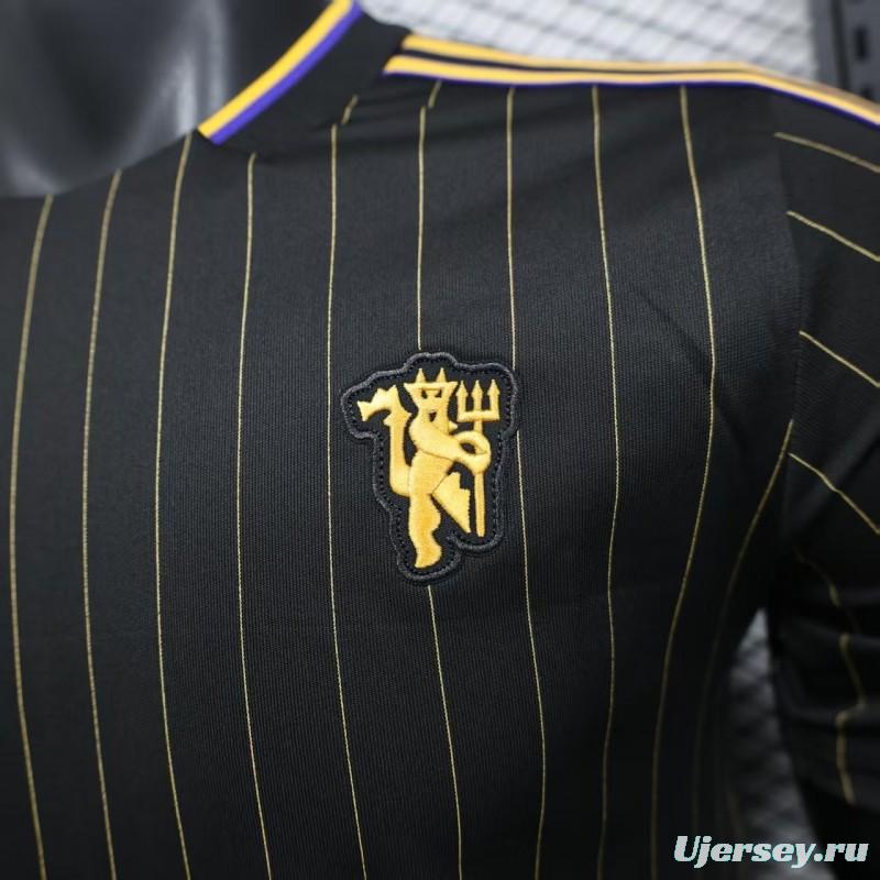 Player Version 25/26 Manchester United Black Casual Jersey