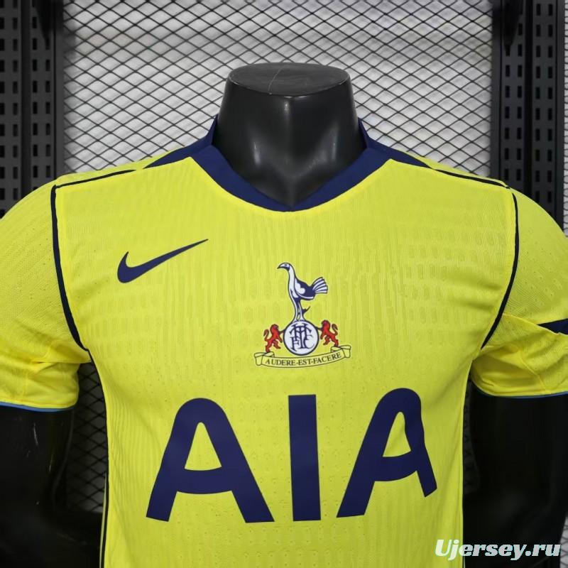 Player Version 25/26 Tottenham Hotspur Third Yellow Jersey