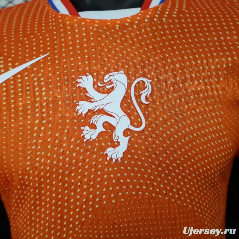 Player Version 2025 Netherlands Home Jersey