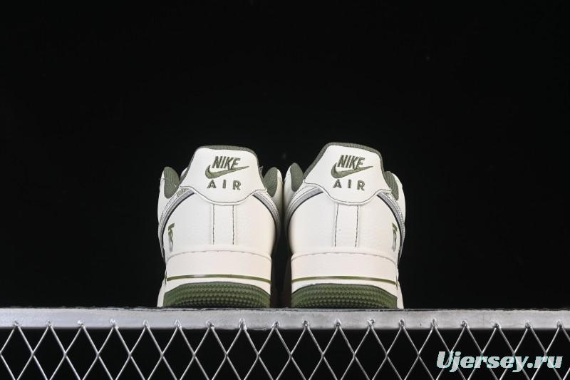 Nike Air Force 1 '07 Low Burberry Collaboration Military Green Embroidery Casual Sneakers - JP8028-003