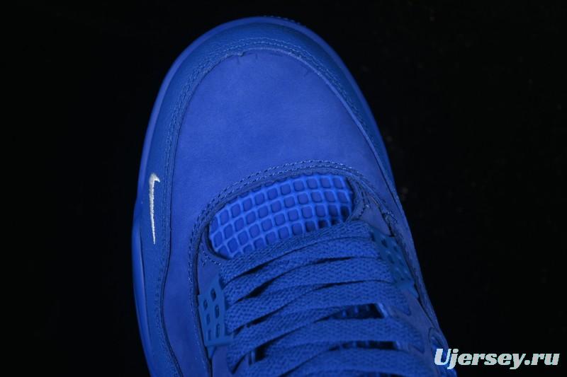 Nike Nigel Sylvester x Air Jordan 4 Retro Blue Collaboration Basketball Shoes - HF4340-400