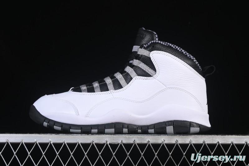 Nike Air Jordan 10 Retro Light Steel Grey Basketball Shoes - HJ6779-104