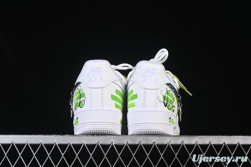 Nike Air Force 1 '07 Low Capricorn Hand-Painted Doodle Zodiac Series Casual Sneakers - 1222119