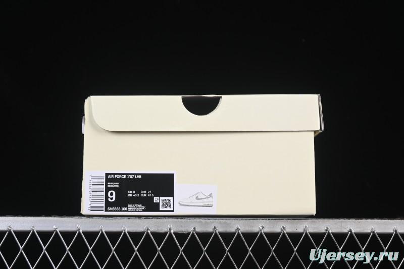 Nike Air Force 1'07 Low Classic Gray Casual Sneakers - SM6668-106
