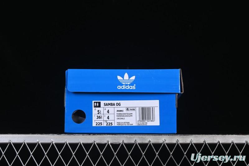 Adidas Samba OG Classic Casual Sneakers - JR0892