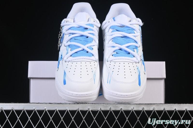 Nike Air Force 1 '07 Low Sagittarius Hand-Painted Doodle Zodiac Series Low-Top Casual Sneakers - 11231221