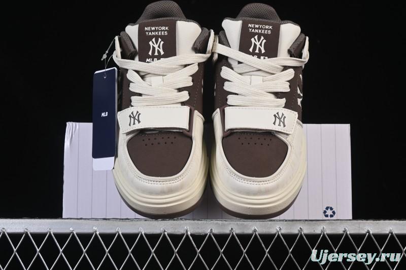 New York Yankees Chunky Liner Magic Strap Lightweight Platform Casual Sneakers - 3ASXW015N50BRS