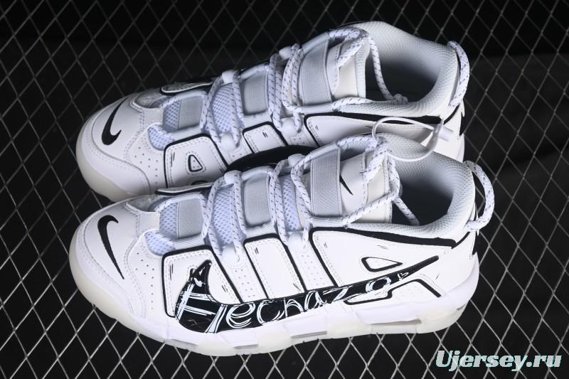 Nike Air More Uptempo Retro High-Top Basketball Shoes - DQ5014-100