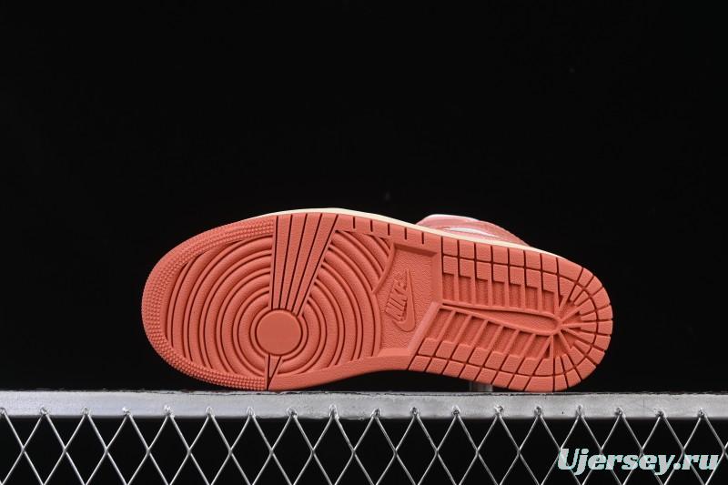 Nike Air Jordan 1 Mid AJ1 Orange Sunshine - DQ8426-180