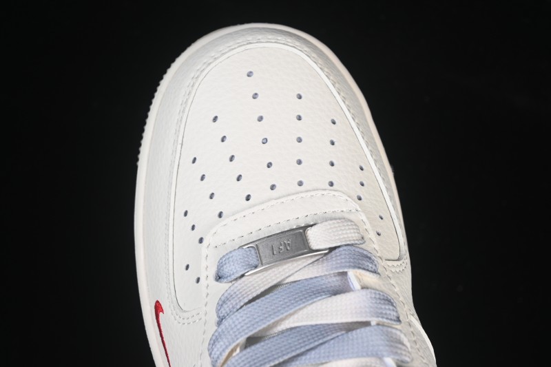 Nike Air Force 1 '07 Low Supreme Collaboration Beige Grey Crystal Sole Casual Sneakers - XX3168-178