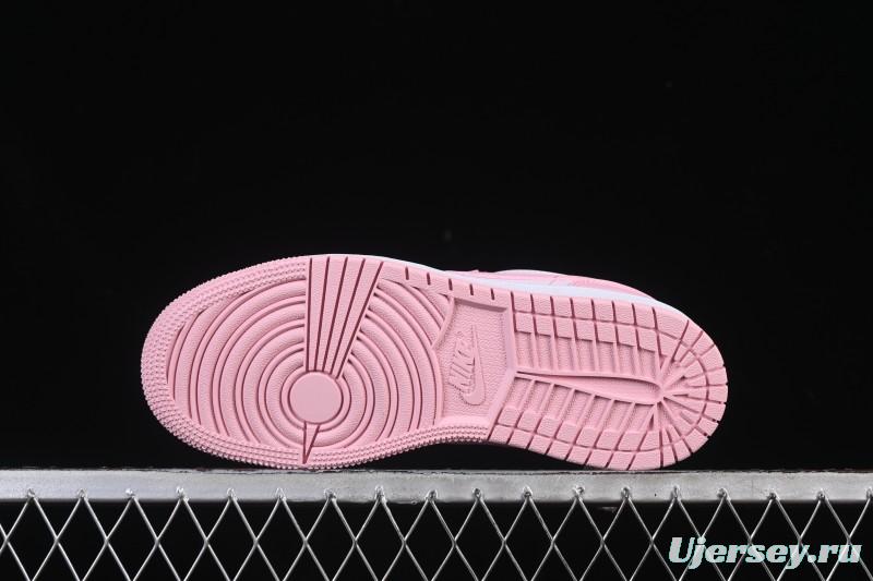 Nike Air Jordan 1 Low AJ1 Pearl Pink Low-top Casual Sneakers - 553560-614